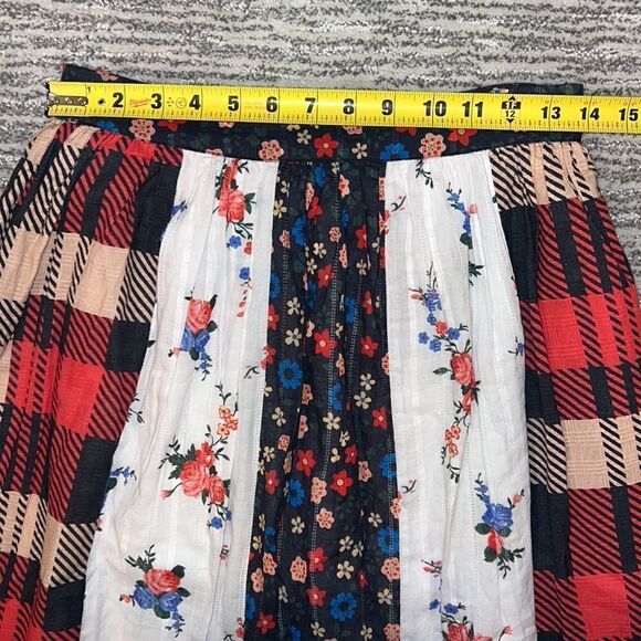 NWT Anthropologie Let Me Be Contrast Maxi Skirt - Picture 9 of 14